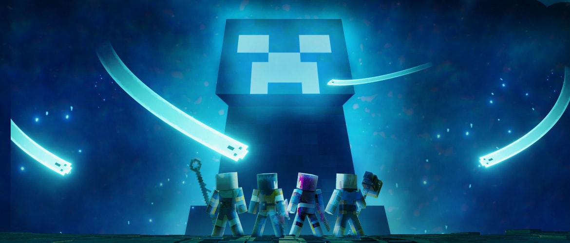 Minecraft Dungeons II: Tokyo Diserbu Creeper Biru Raksasa! Ayo Bergabung dalam Pertempuran! — Minecraft Indonesia